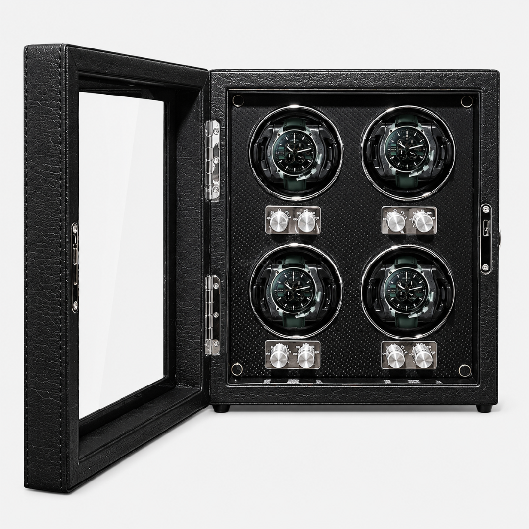 Watch Winder – Black 4 Slots