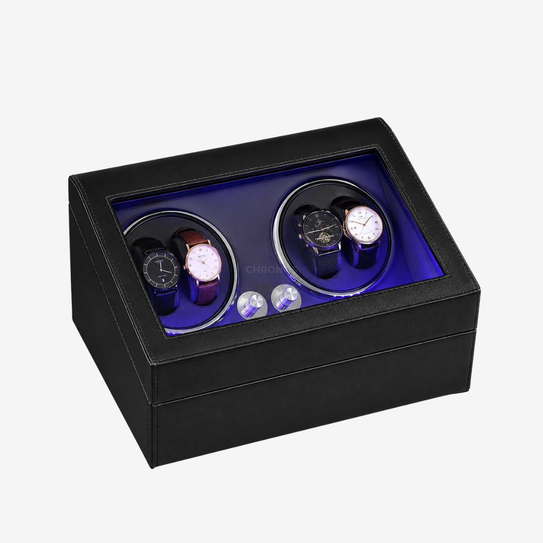 Watch Winder – Prestige Light 4 Rotating Slots + 6 Slots