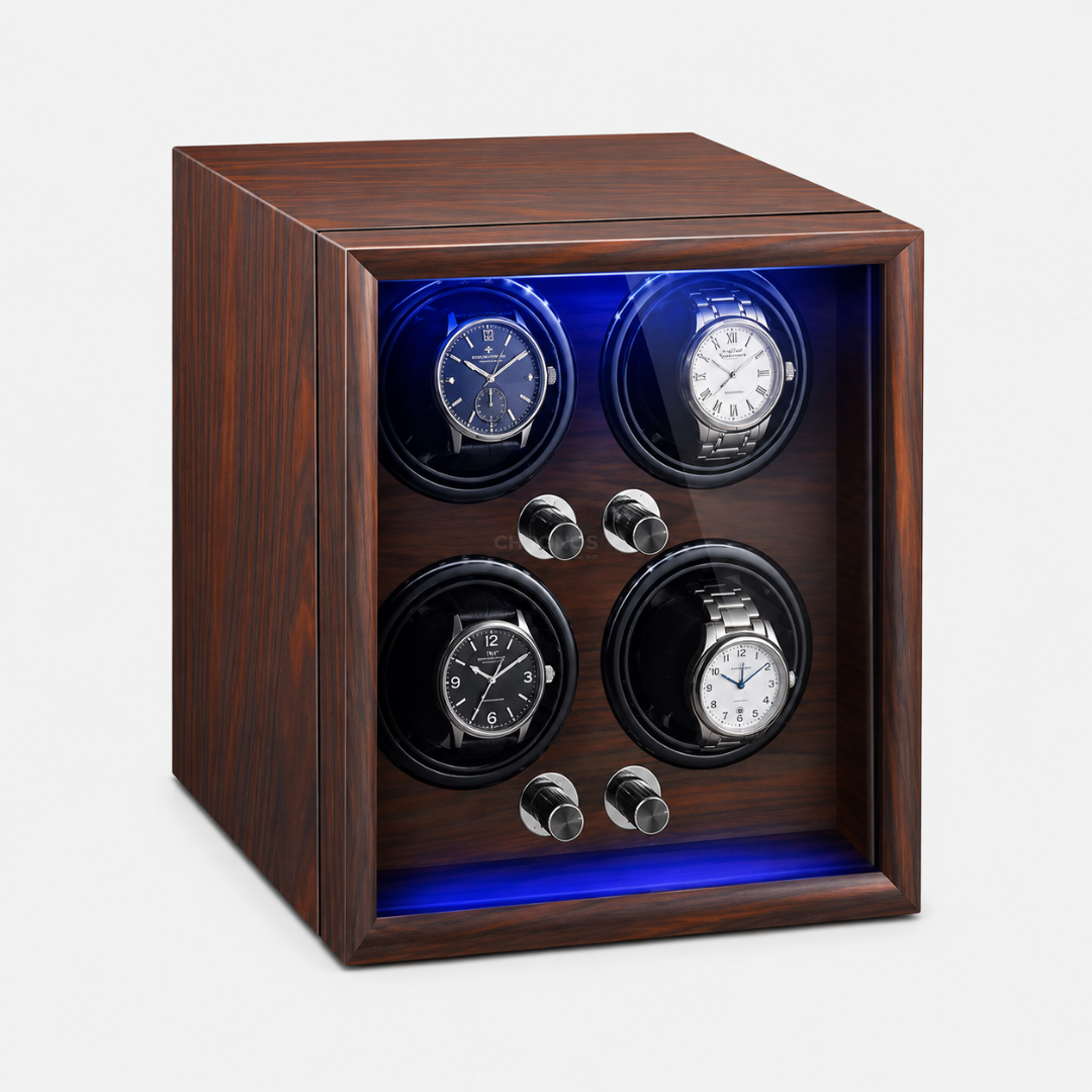 Watch Winder – Pinewood 4 Slots