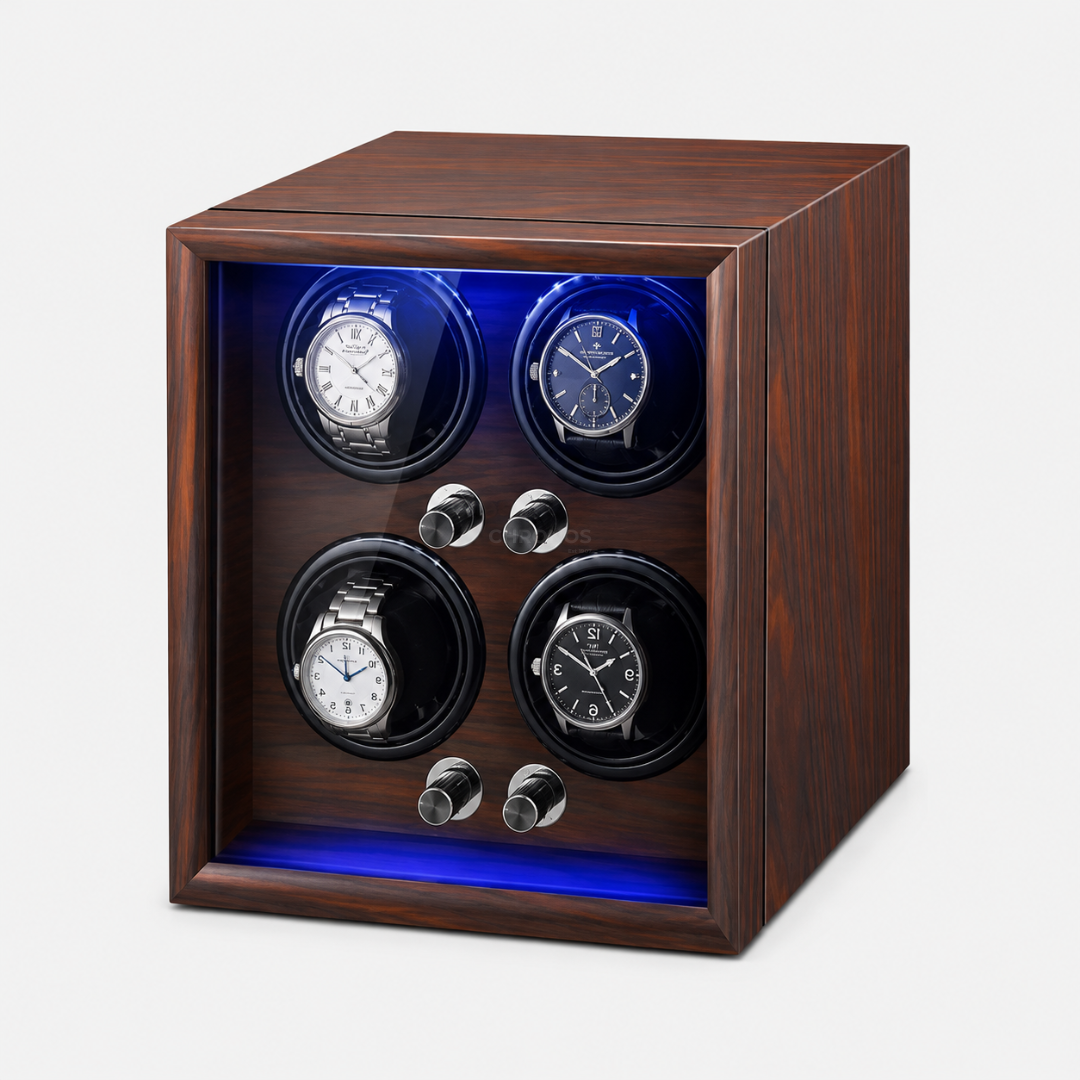 Watch Winder – Pinewood 4 Slots