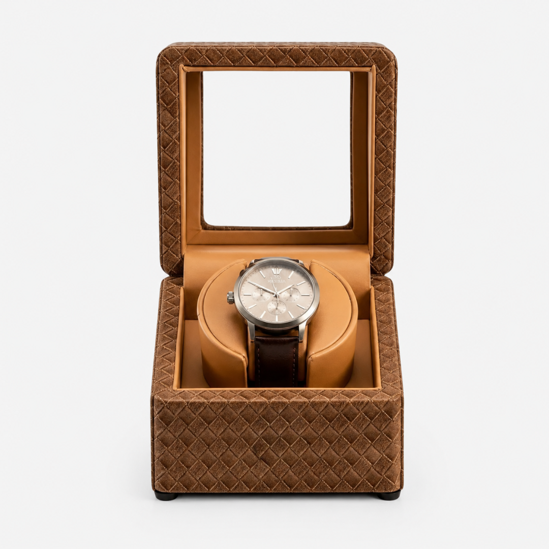 Watch Winder – Brown Bottega