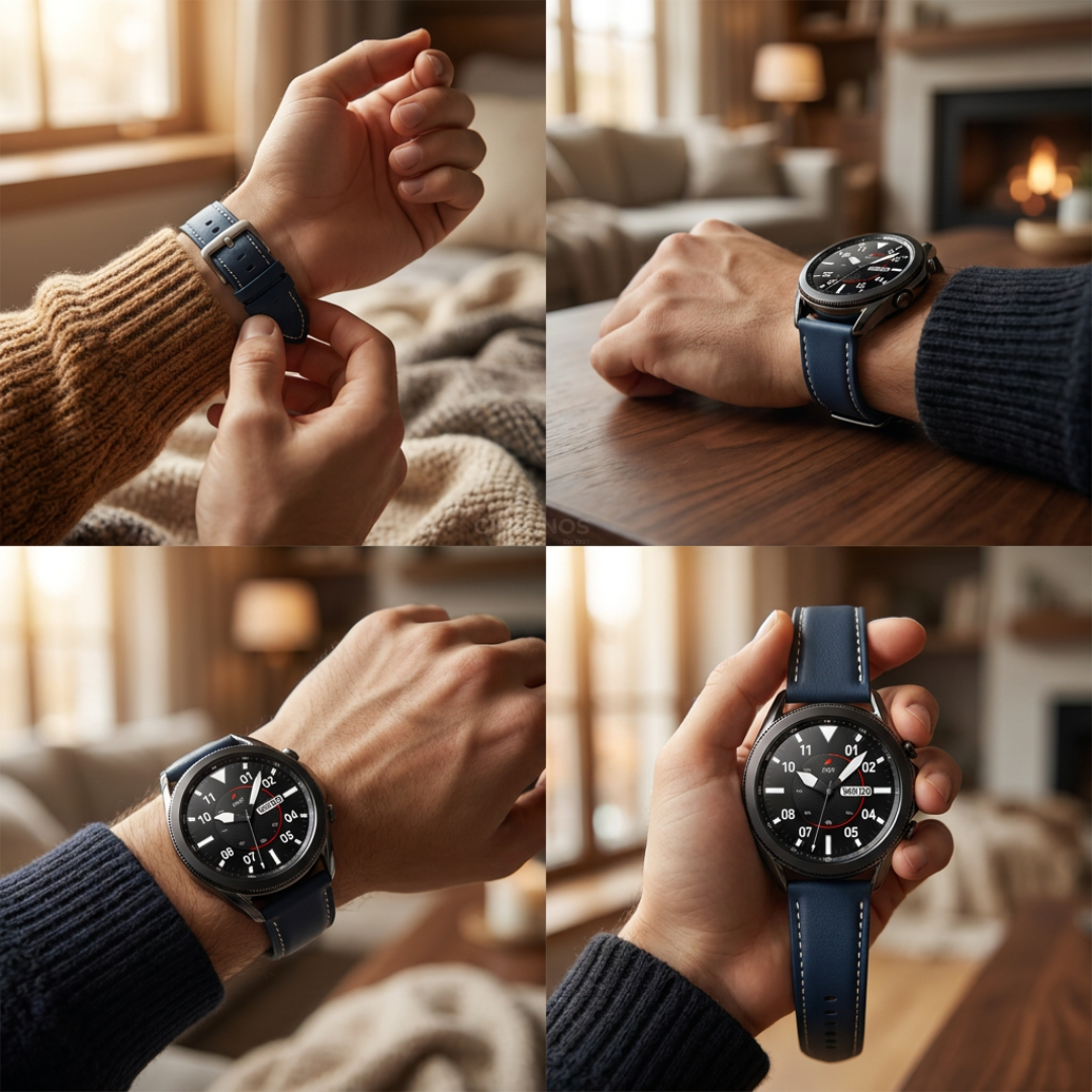 Amazfit Watch Band - Quick-Release 22Mm (Cuir Véritable) - Watch Band