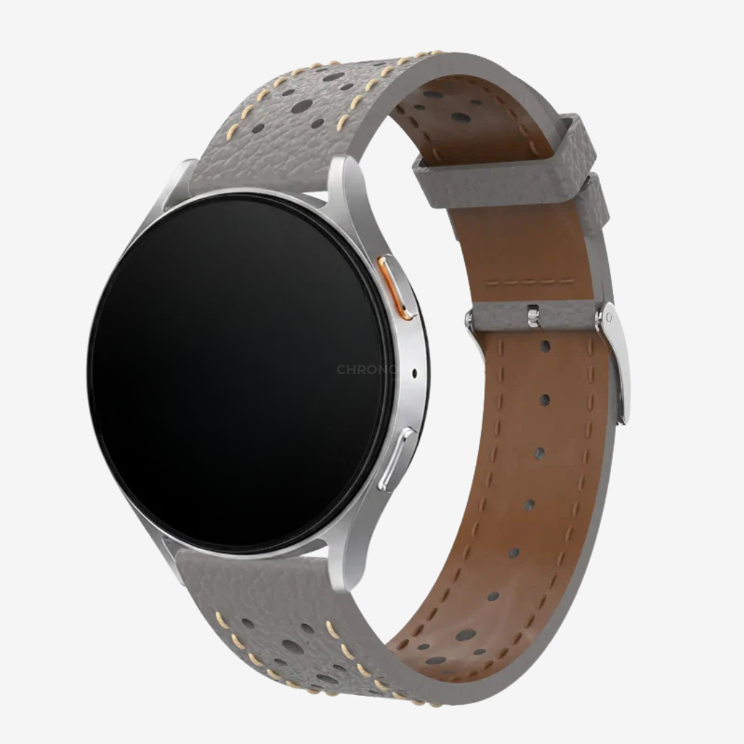Amazfit Watch Band - Zephyr Leather Strap - Grey - Watch Band