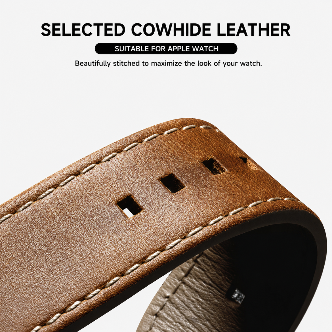 AP Leather Band For Apple Watch - Watch Band
