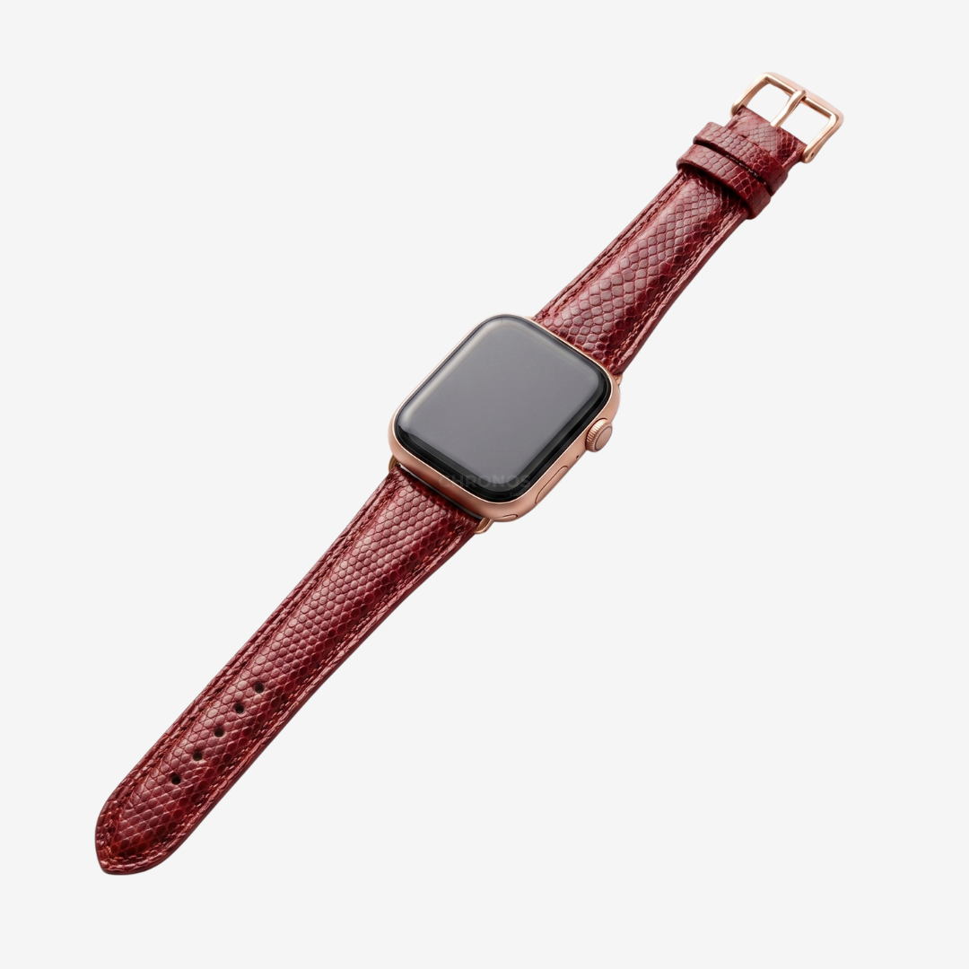 Apple Watch Band - Lizard Print Genuine Leather - Watch Band