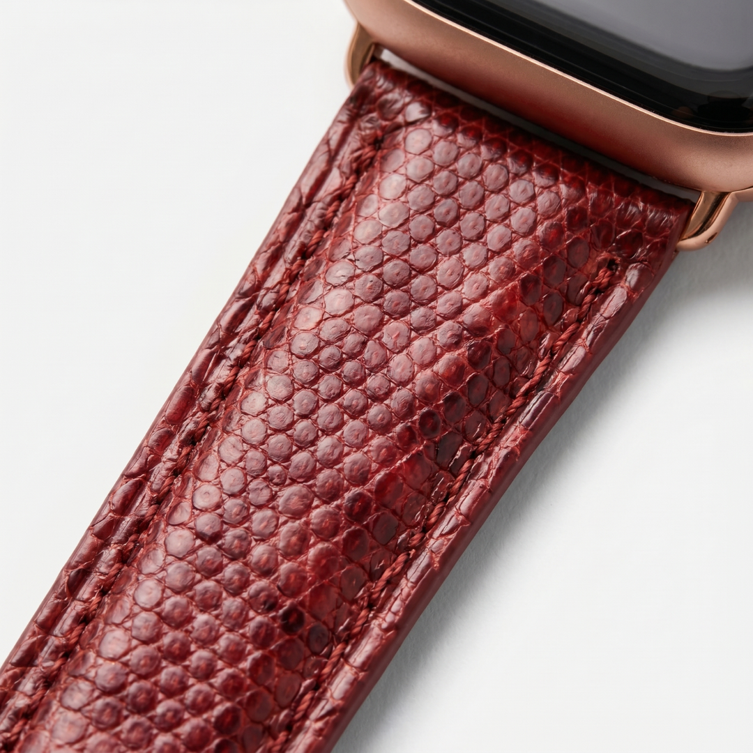 Apple Watch Band - Lizard Print Genuine Leather - Watch Band
