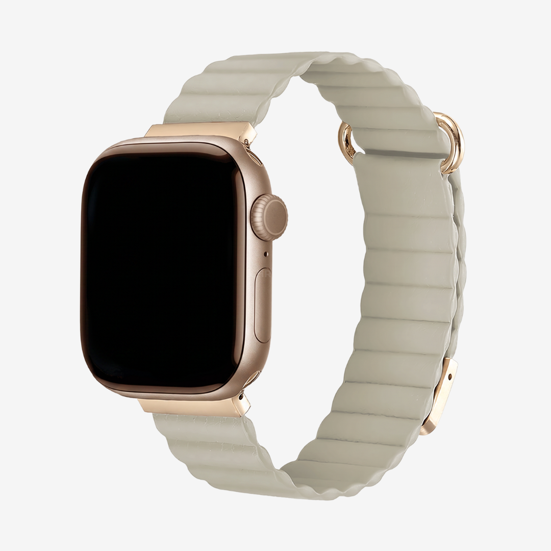 Apple Watch Band - Magnetic Leather - Beige / 38/40/41/42mm - Watch Band