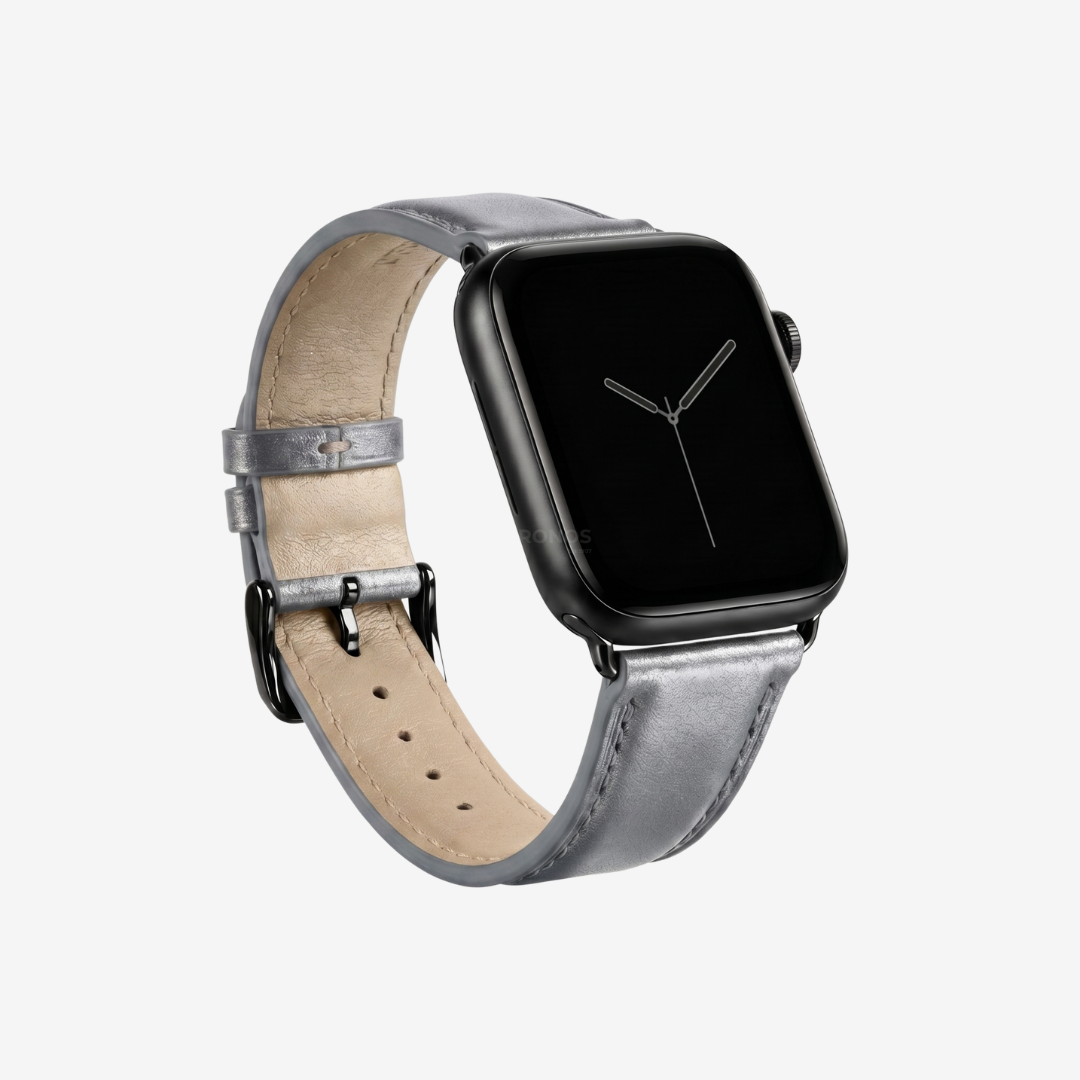 Apple Watch Band - Metallic Genuine Leather - Watch Band