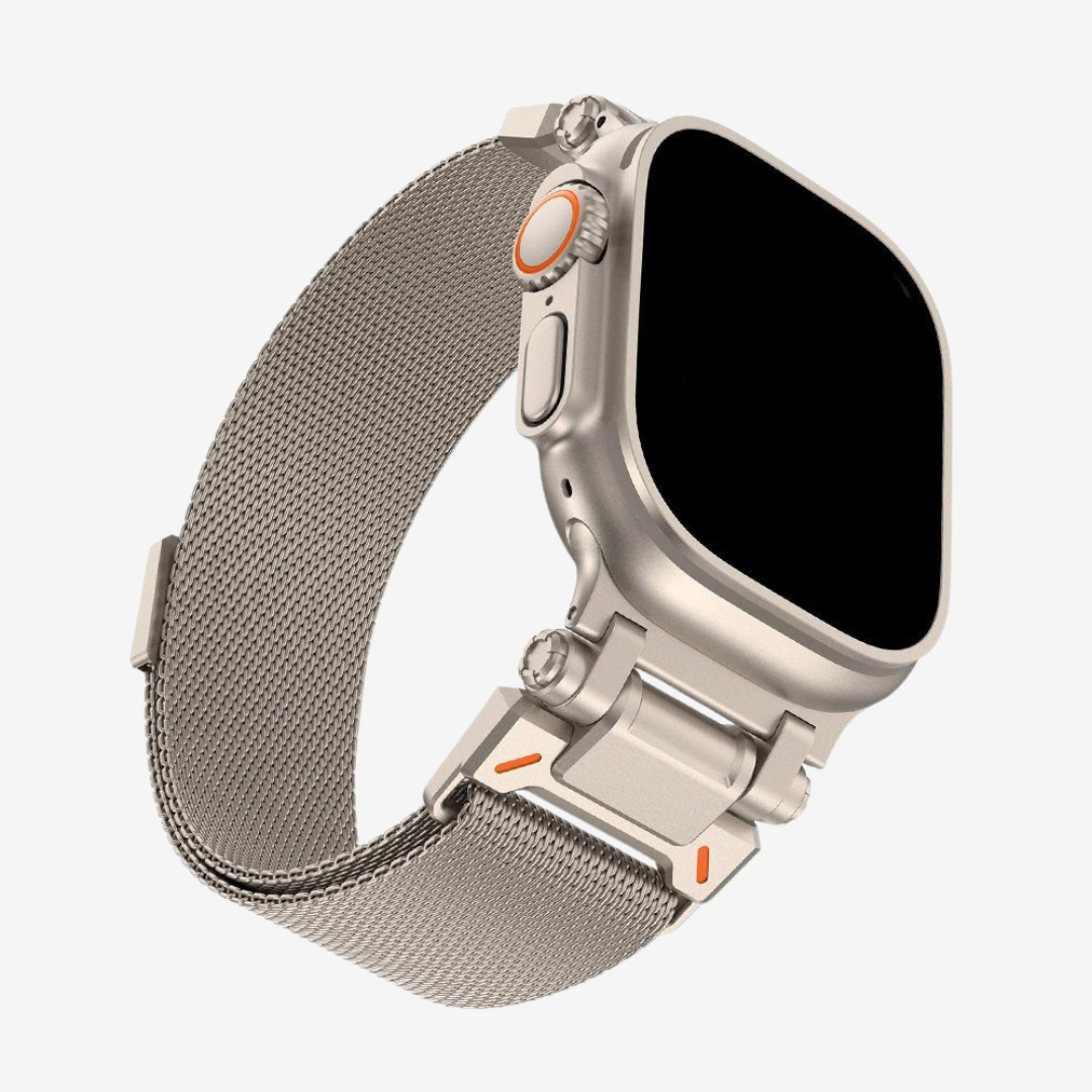 Apple Watch Band - Milanese Titanium - Titanium / 44/45/46/49mm - Watch Band