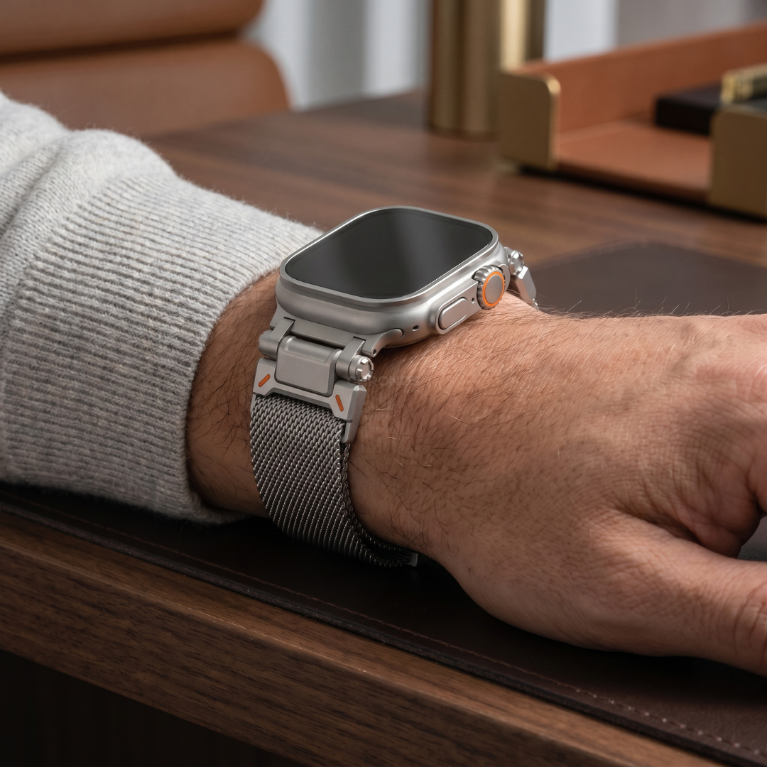 Apple Watch Band - Milanese Titanium - Watch Band