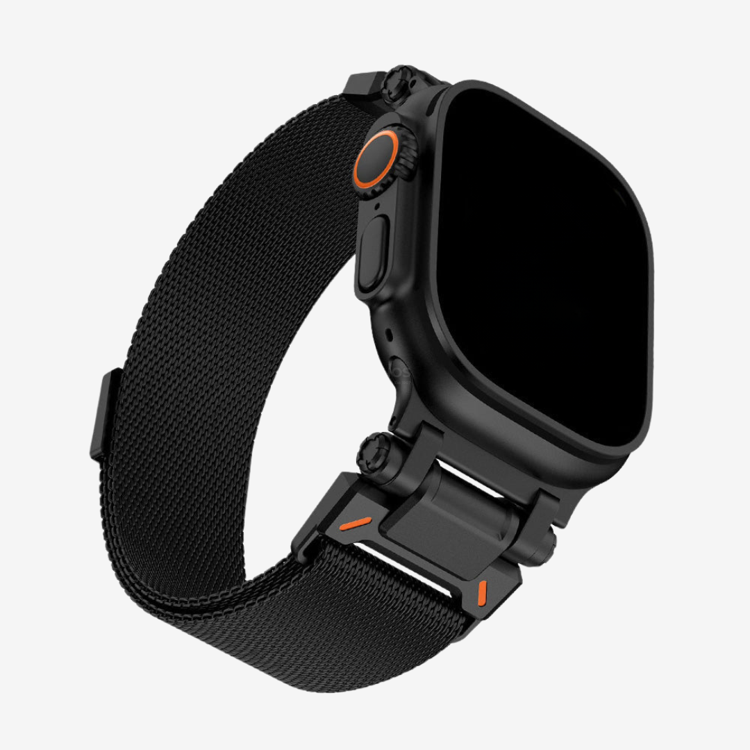 Apple Watch Band - Milanese Titanium - Black / 44/45/46/49mm - Watch Band
