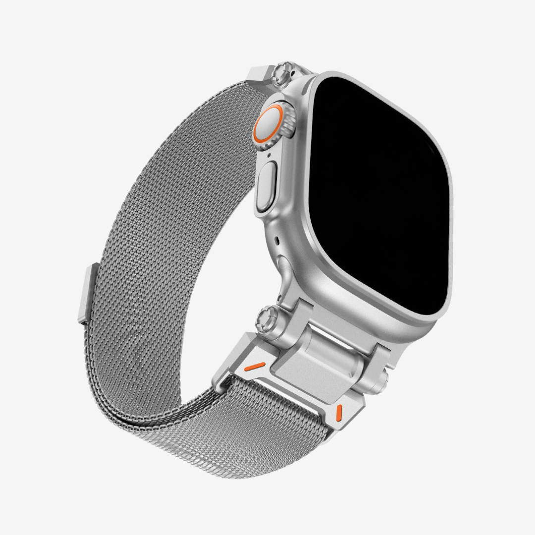 Apple Watch Band - Milanese Titanium - Money / 44/45/46/49mm - Watch Band