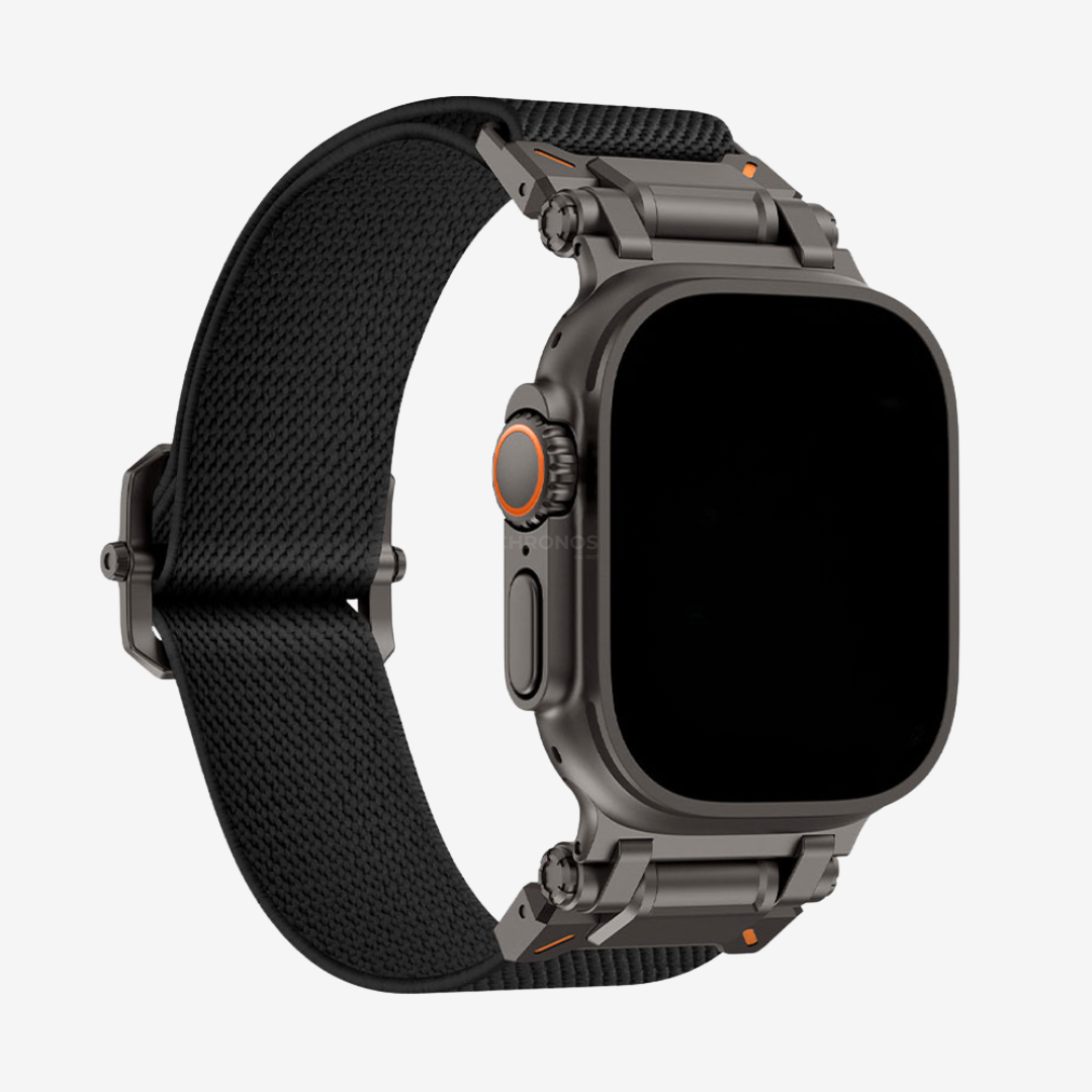 Apple Watch Band - Military Nylon - Black / 44/45/46/49mm / Black - Watch Band