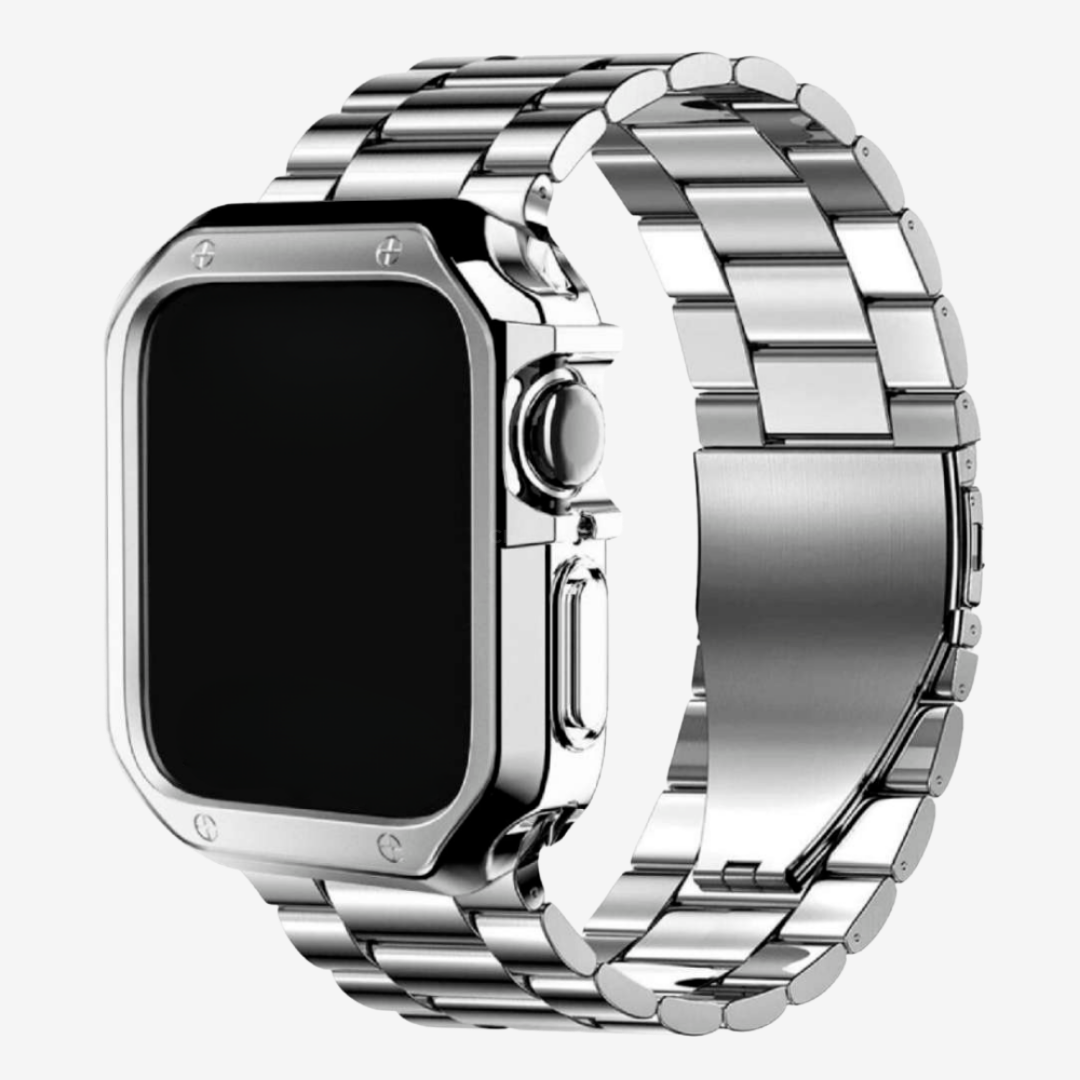 Apple Watch Band - Stainless Steel Band + Case - Watch Case