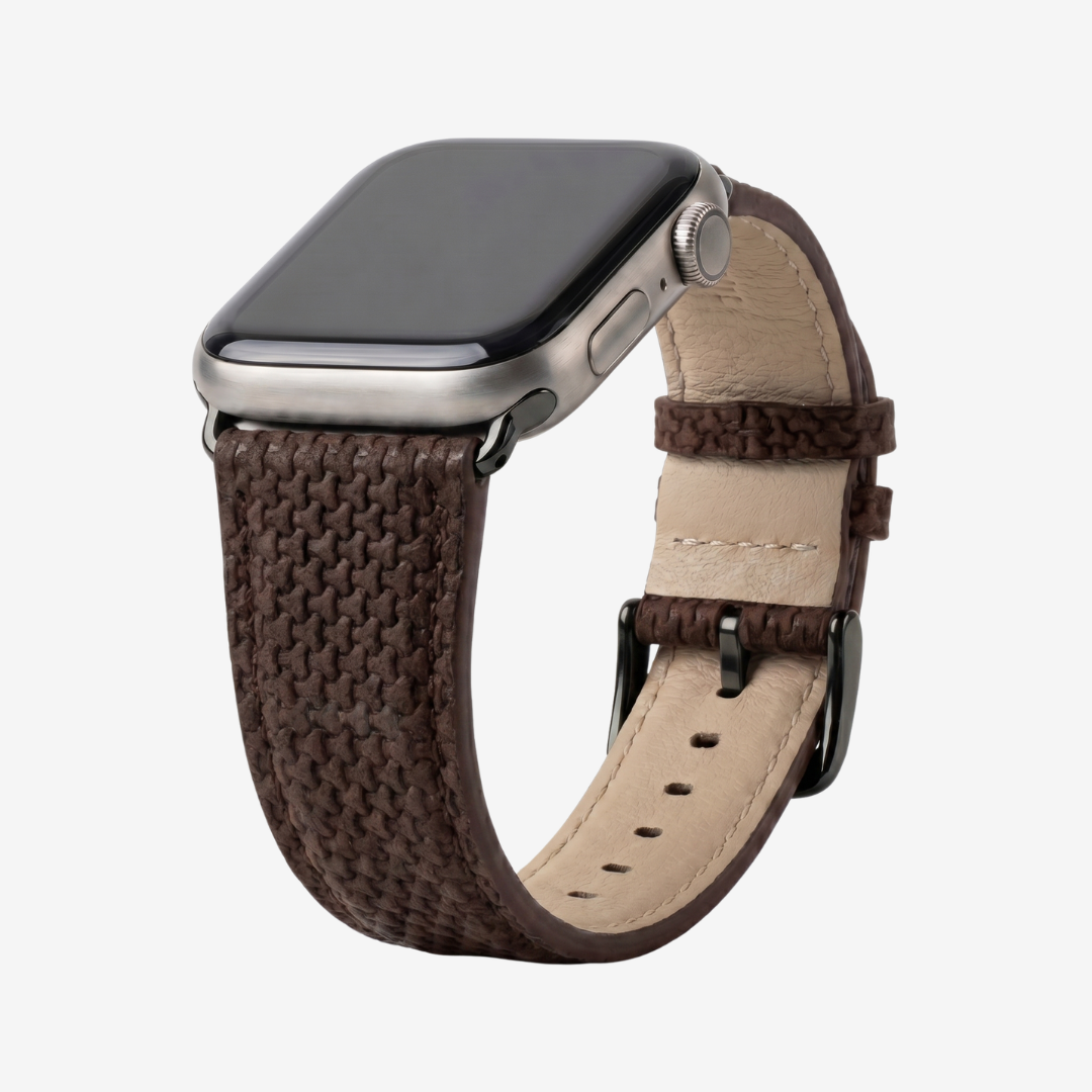 Apple Watch Band - Textured Genuine Leather - Watch Band
