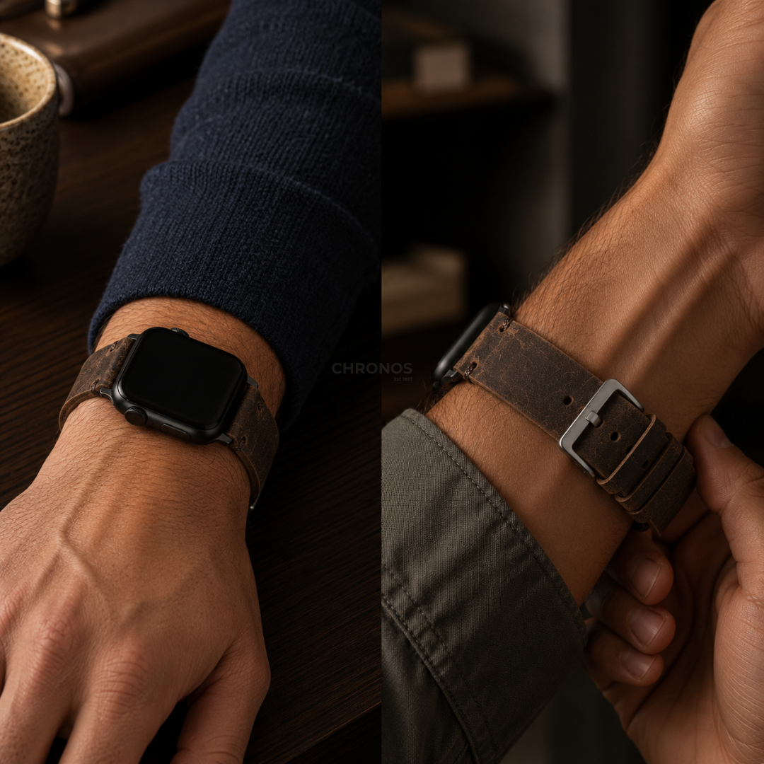 Apple Watch Band - Vintage Crazy Horse Leather - Watch Band