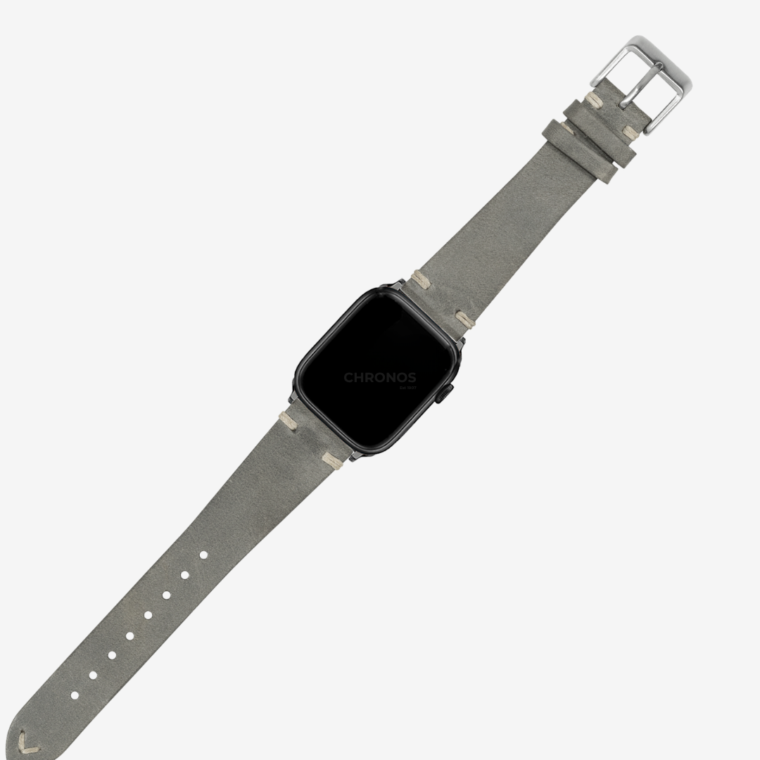 Apple Watch Band - Vintage Knotted Leather - Grey - Watch Band