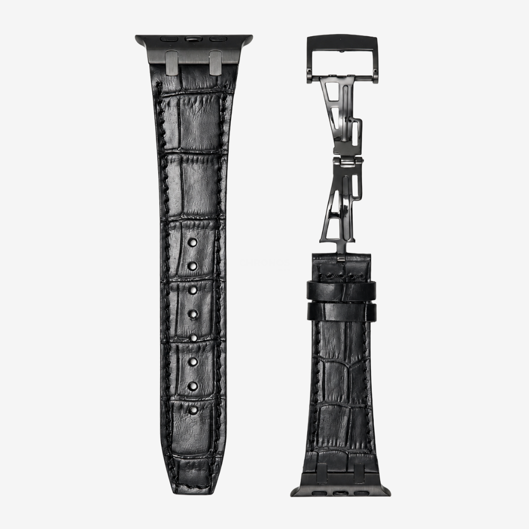 Bamboo Leather Deployment Strap | AP-Inspired - Watch Band