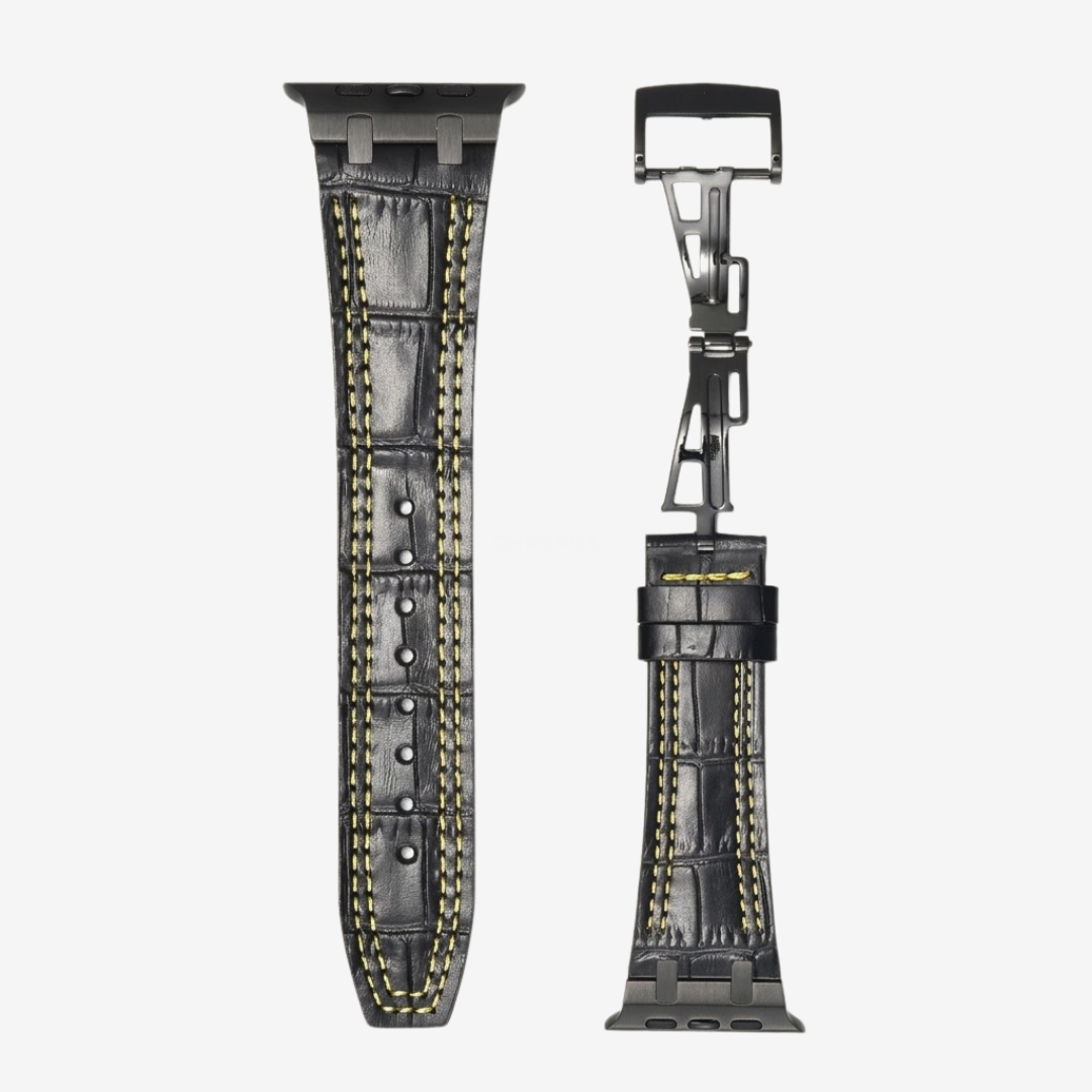 Bamboo Leather Deployment Strap | AP-Inspired - Watch Band