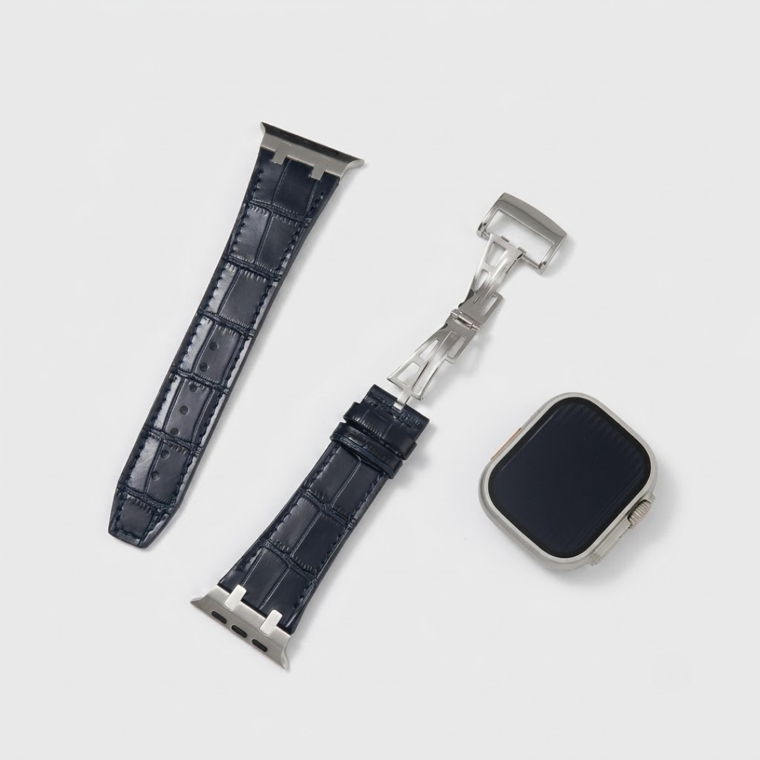 Bamboo Leather Deployment Strap | AP-Inspired - Watch Band