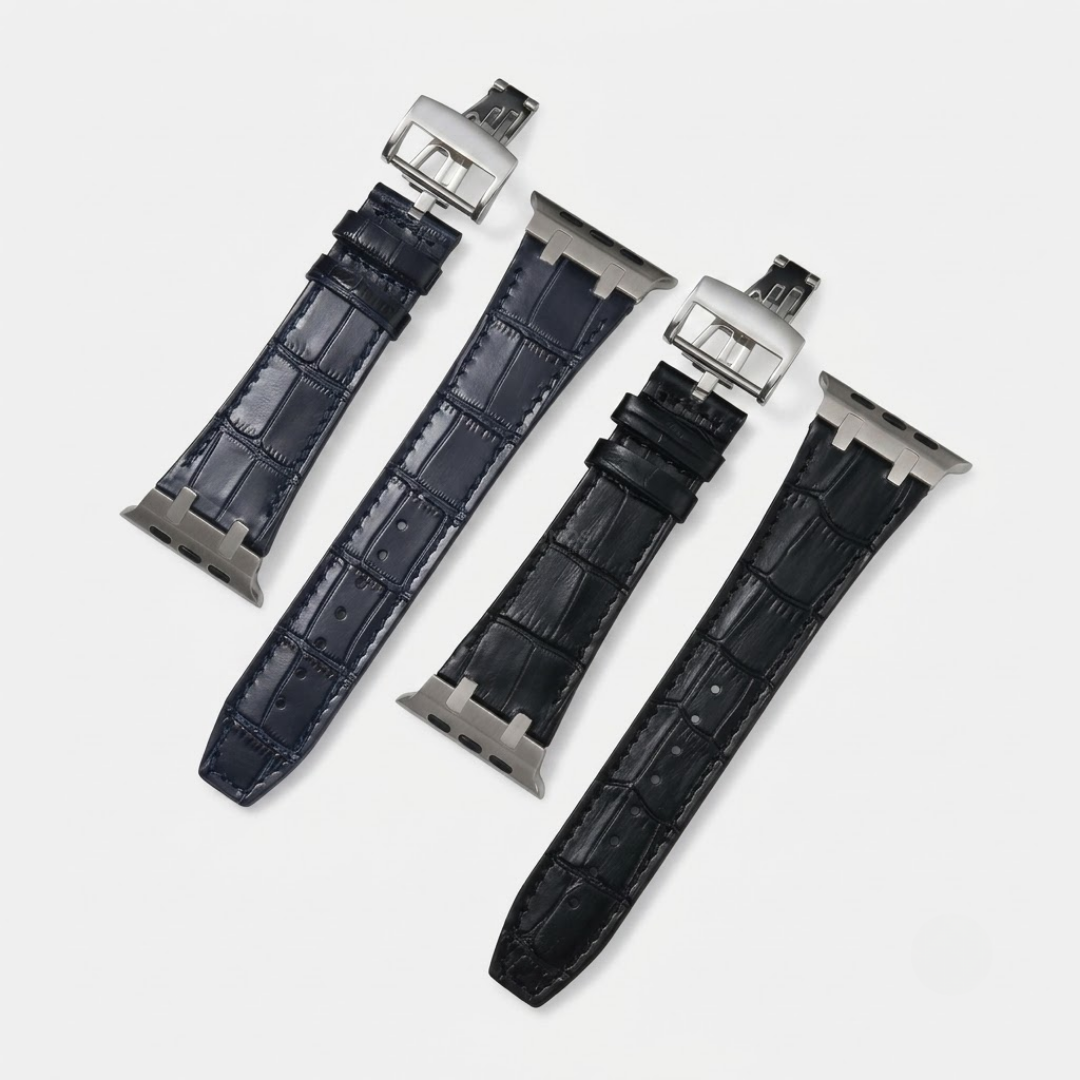 Bamboo Leather Deployment Strap | AP-Inspired - Watch Band