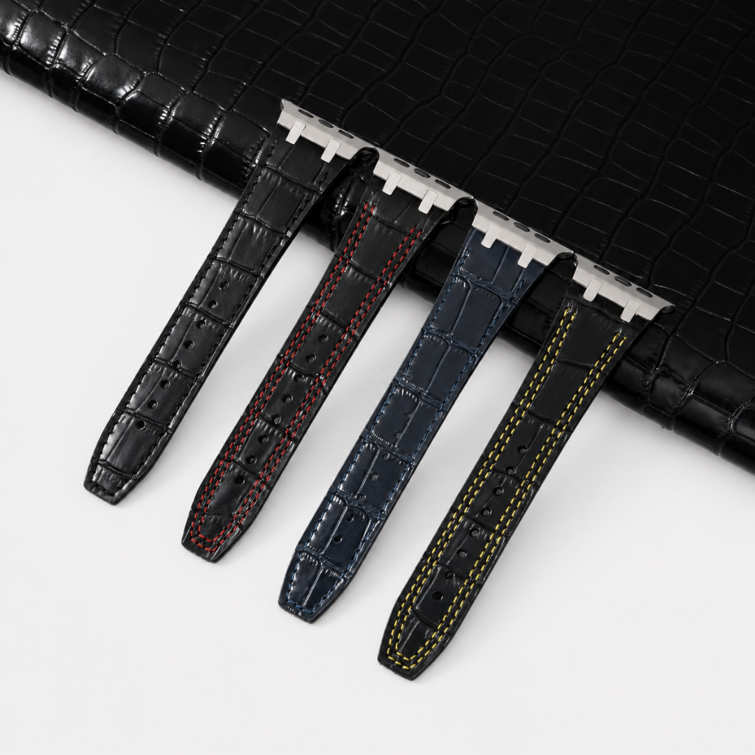 Bamboo Leather Deployment Strap | AP-Inspired - Watch Band