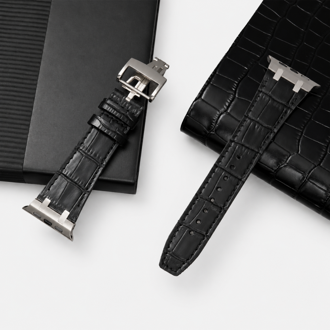Bamboo Leather Deployment Strap | AP-Inspired - Watch Band