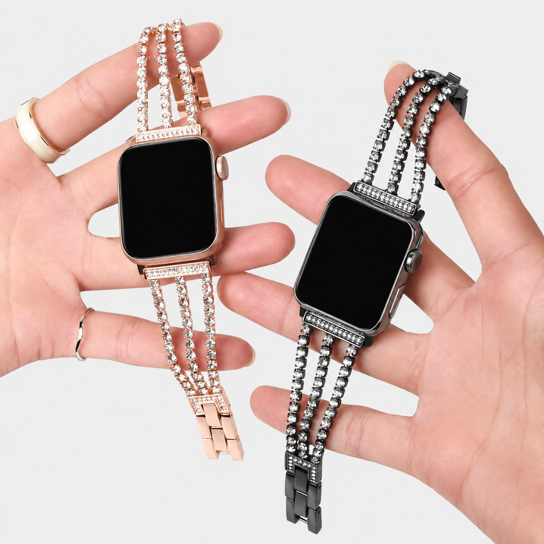 Bling Diamond Link Bracelet - Watch Band