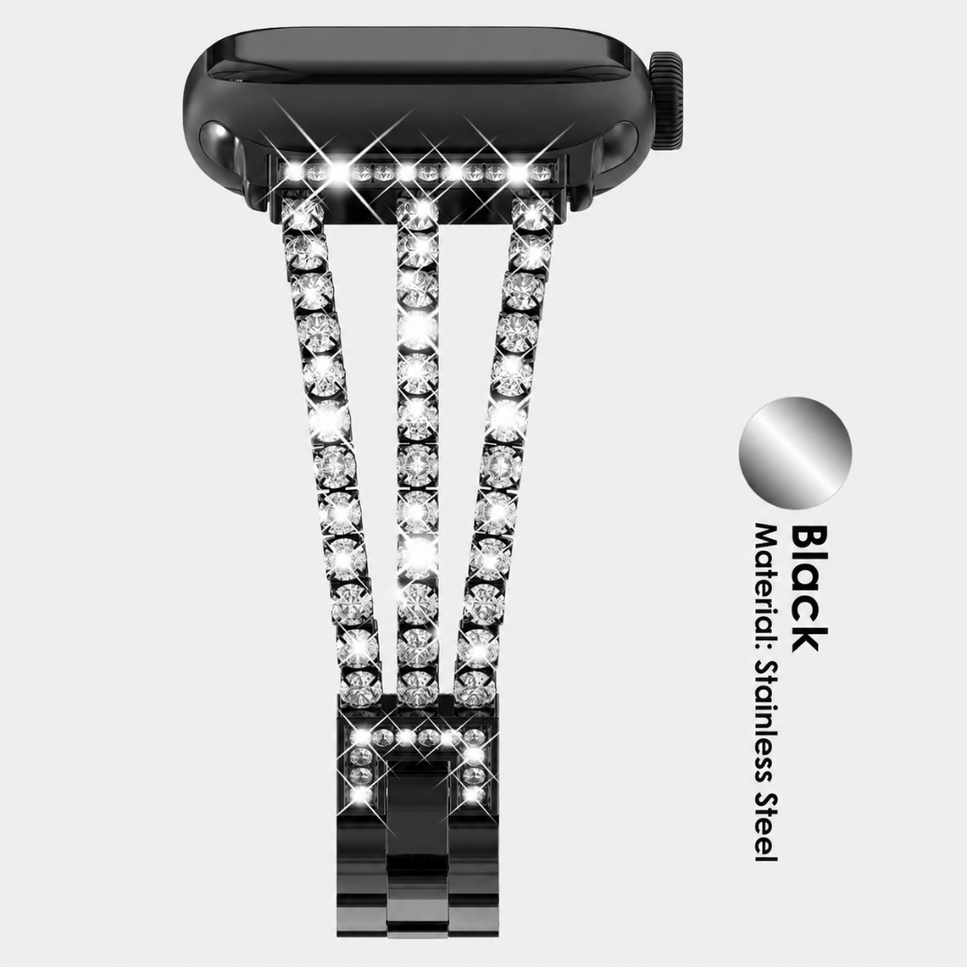 Bling Diamond Link Bracelet - Watch Band