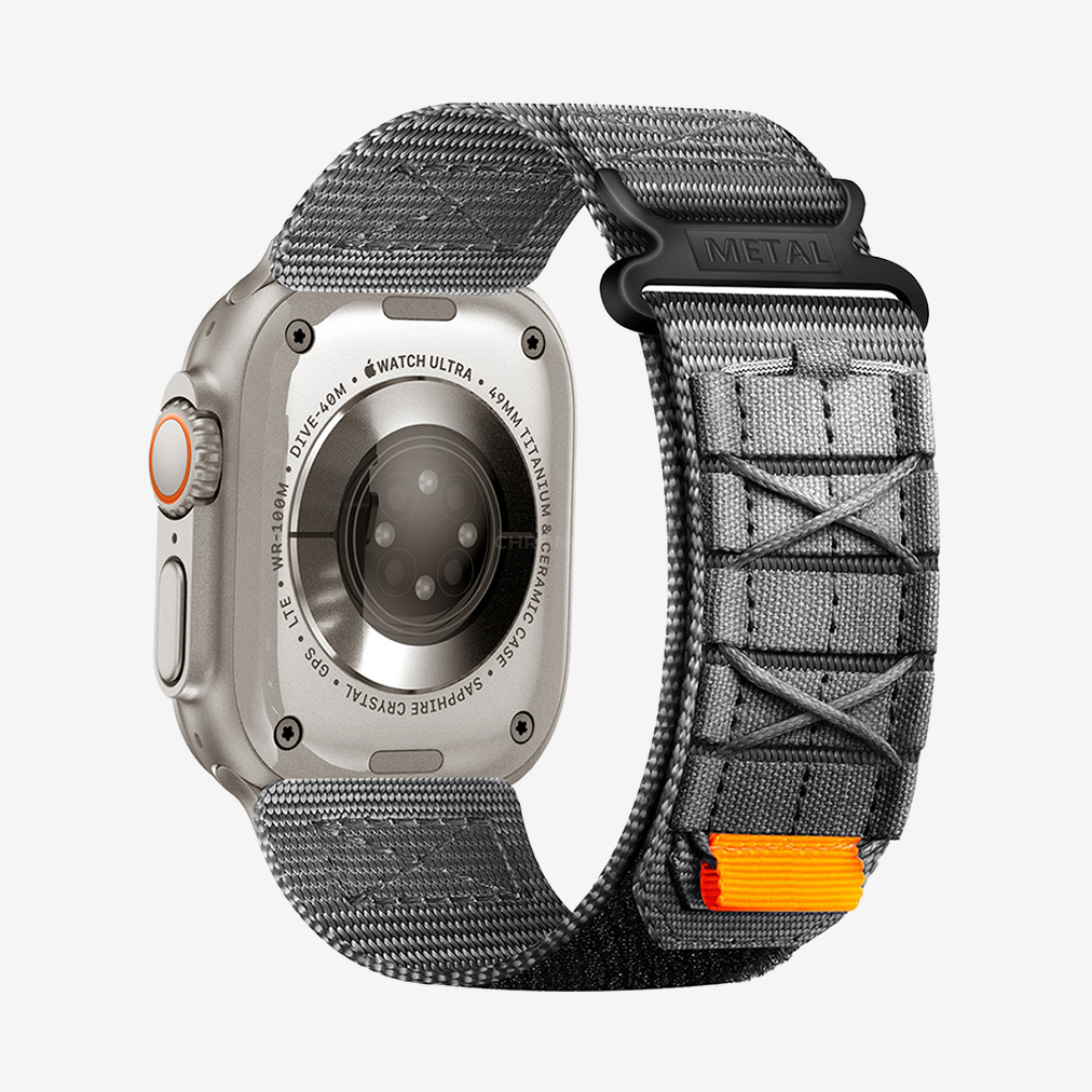 Bracelet En Nylon Tressé - Grey / 44/45/46/49mm - Watch Band