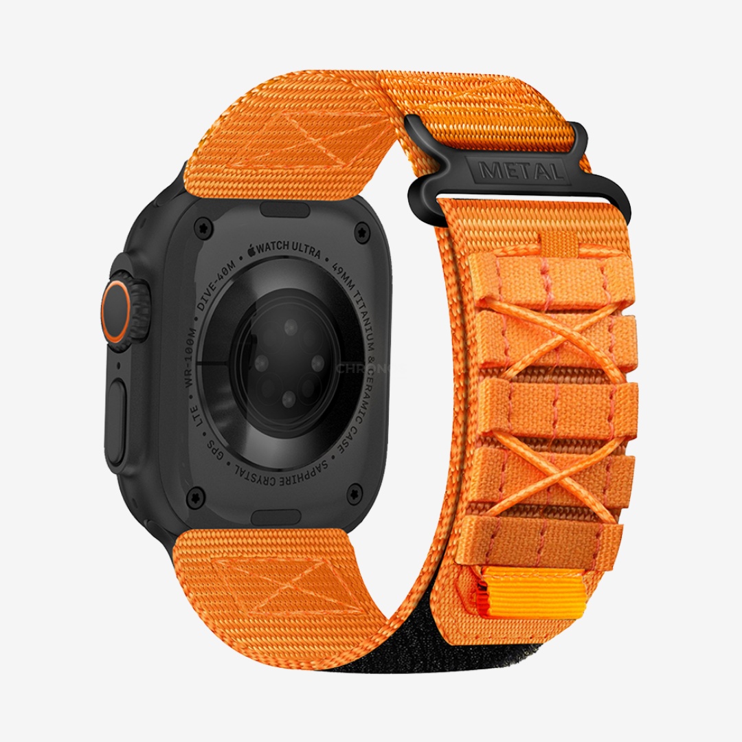 Bracelet En Nylon Tressé - Orange / 38/40/41/42mm - Watch Band