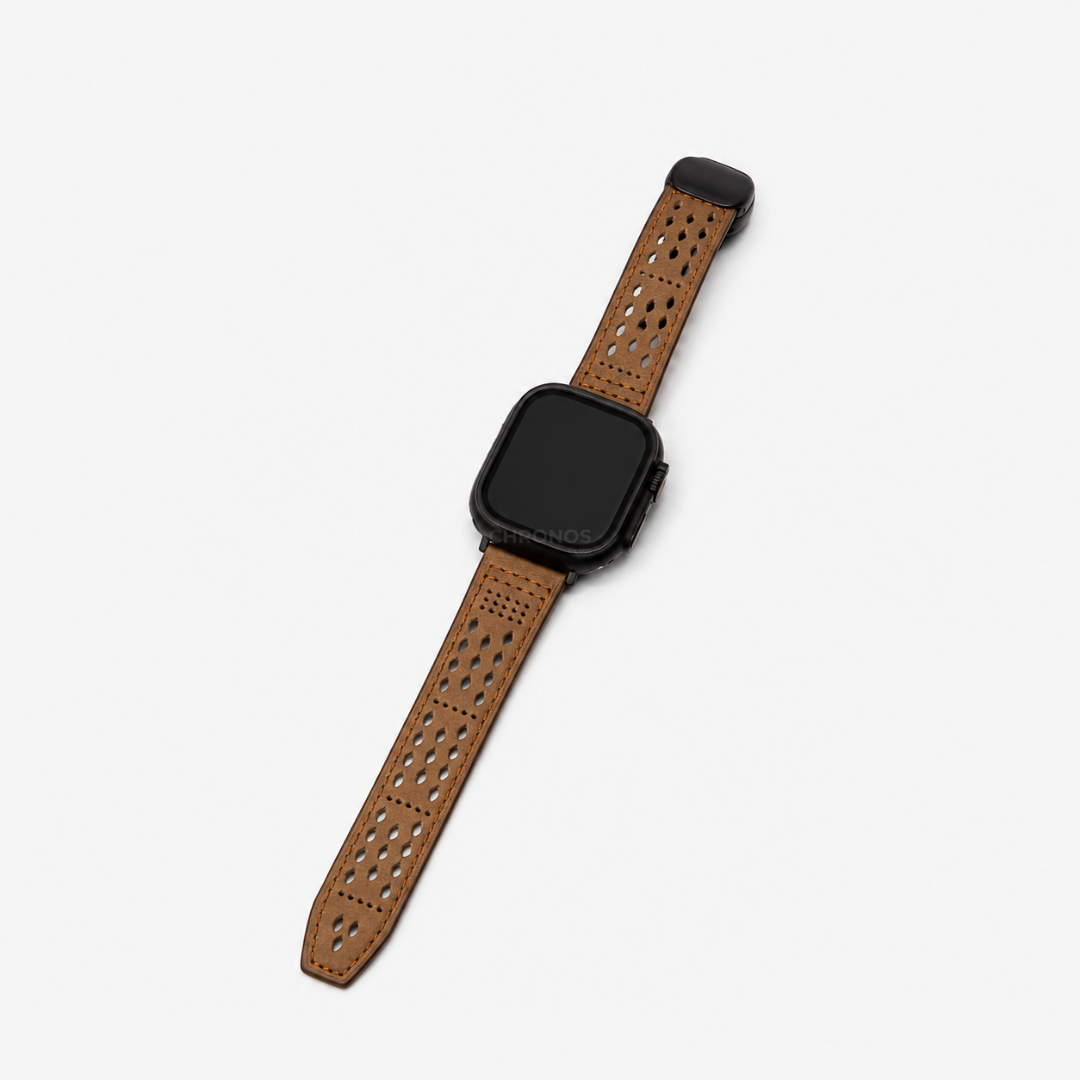 Breathable Leather Band for Apple Watch - Watch Band