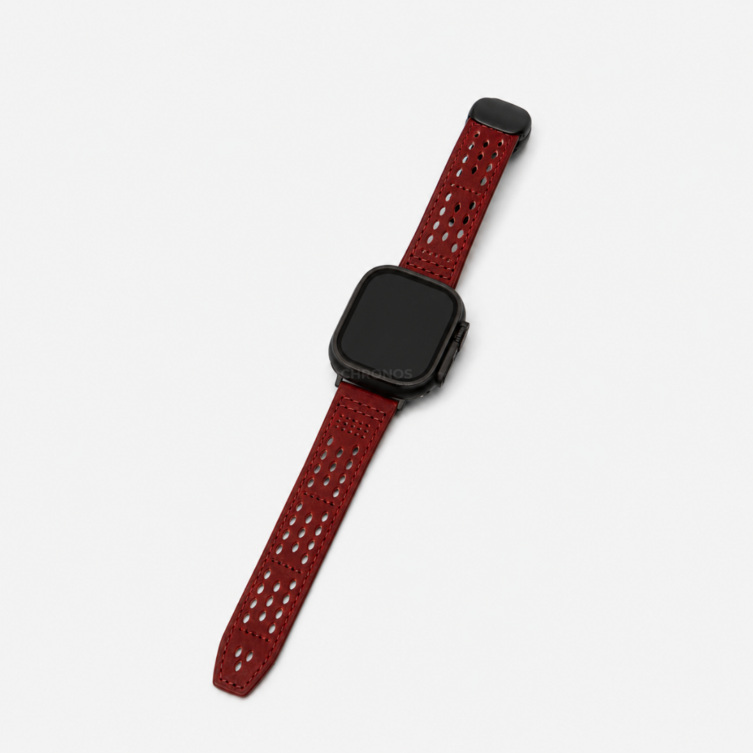 Breathable Leather Band for Apple Watch - Watch Band