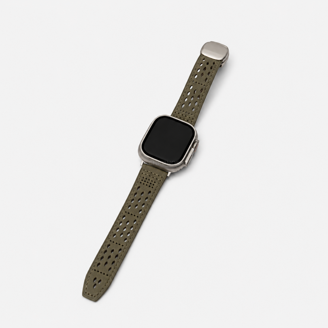 Breathable Leather Band for Apple Watch - Watch Band