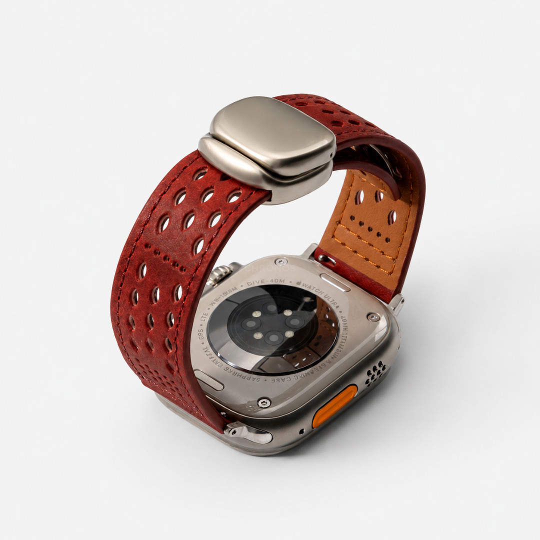 Breathable Leather Band for Apple Watch - Watch Band