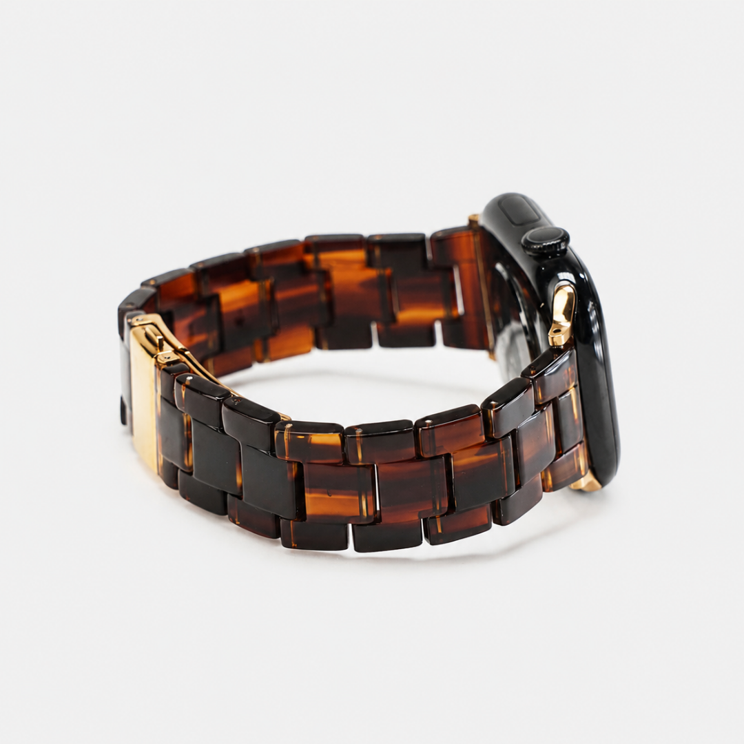 Carrara Marble Resin Link Strap - Watch Band