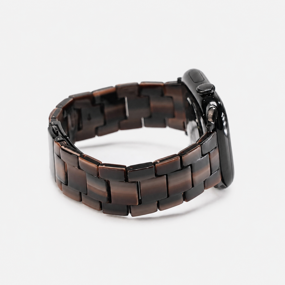 Carrara Marble Resin Link Strap - Watch Band