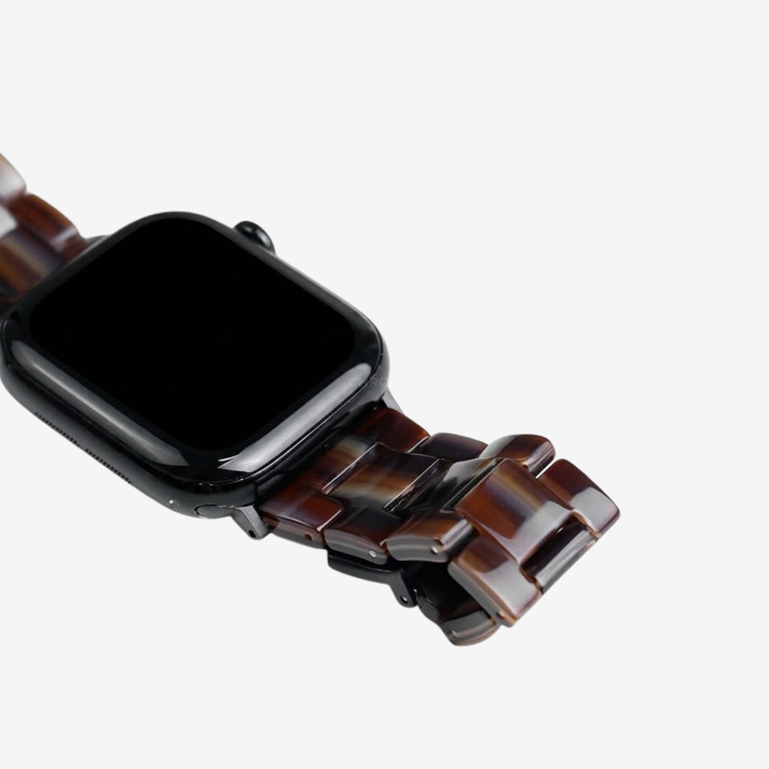 Carrara Marble Resin Link Strap - Watch Band