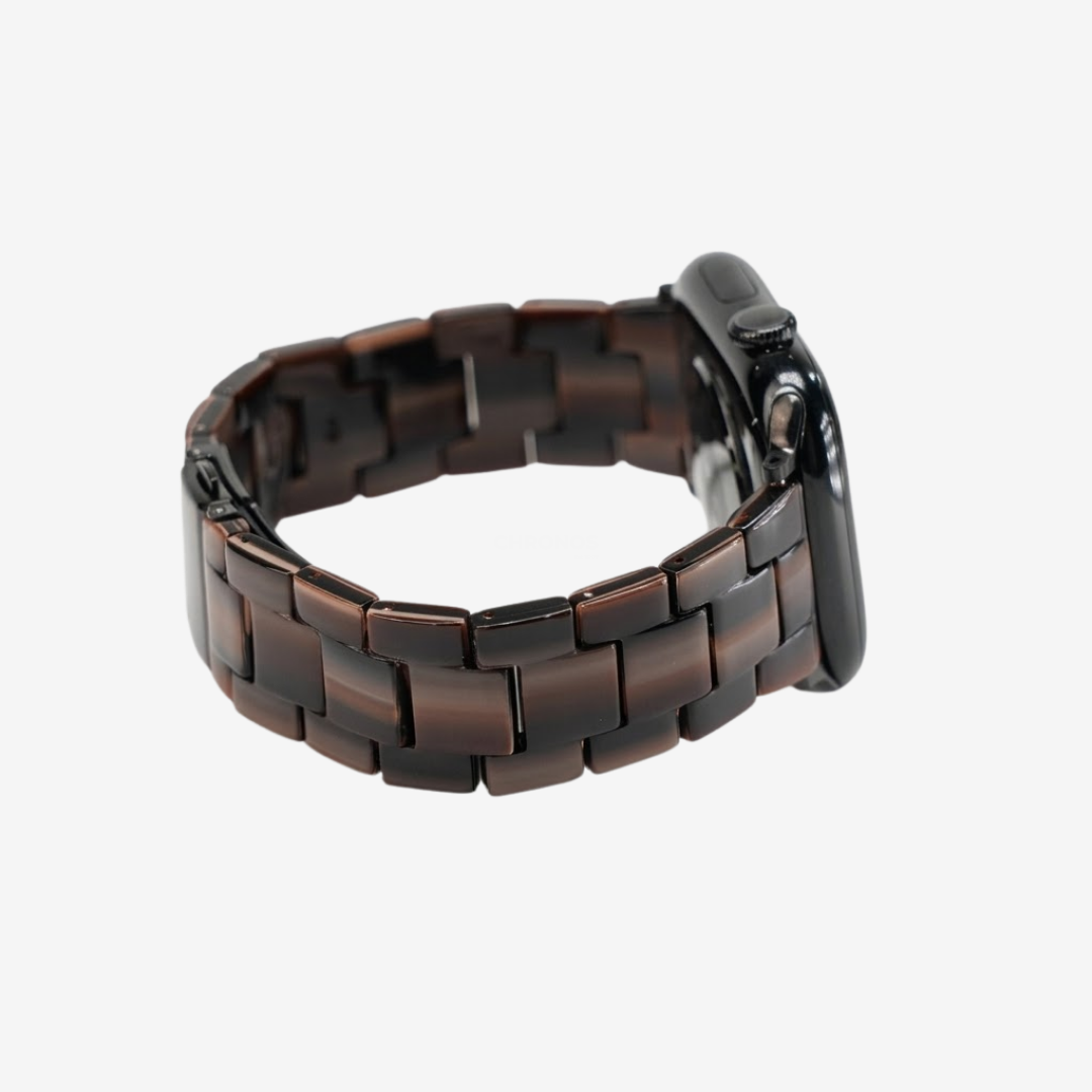Carrara Marble Resin Link Strap - Watch Band