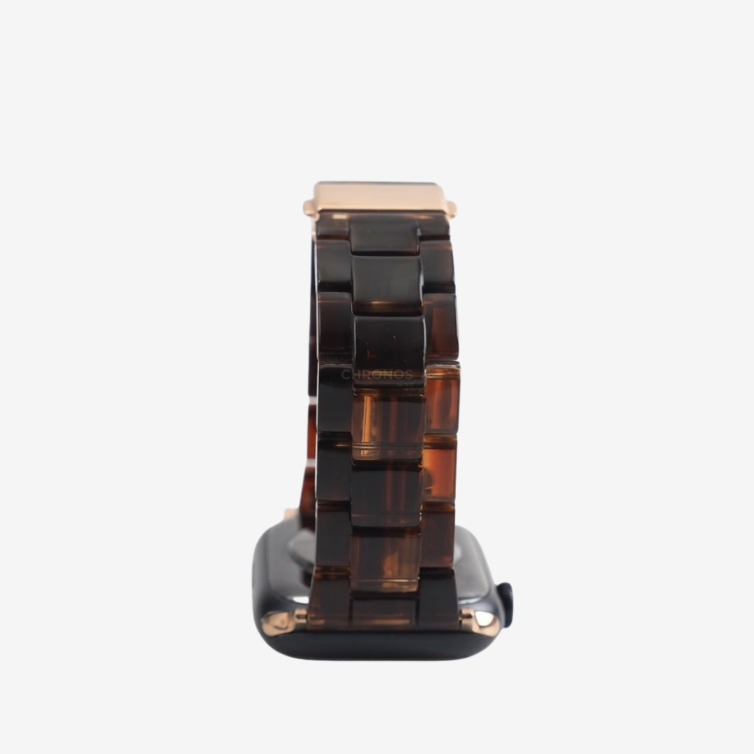 Carrara Marble Resin Link Strap - Watch Band