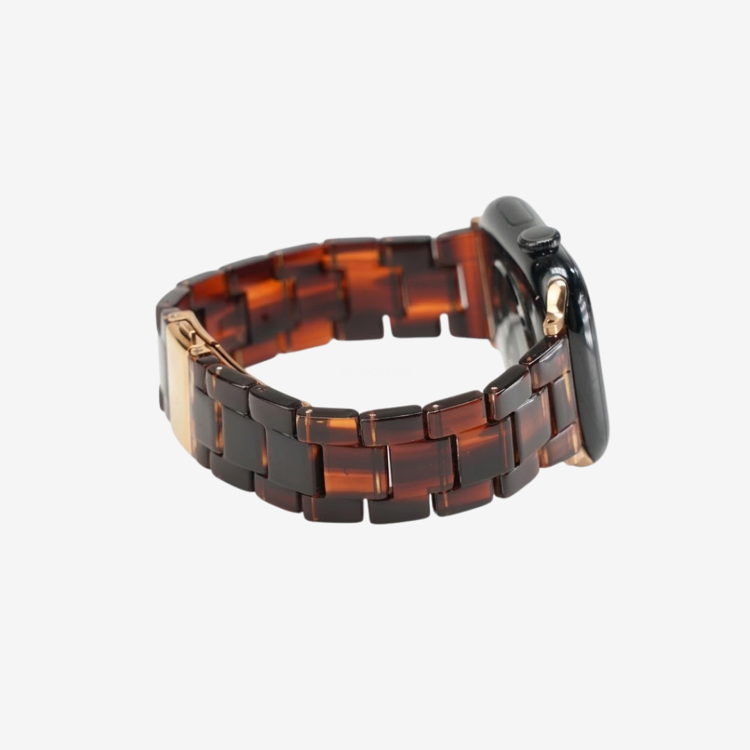 Carrara Marble Resin Link Strap - Watch Band