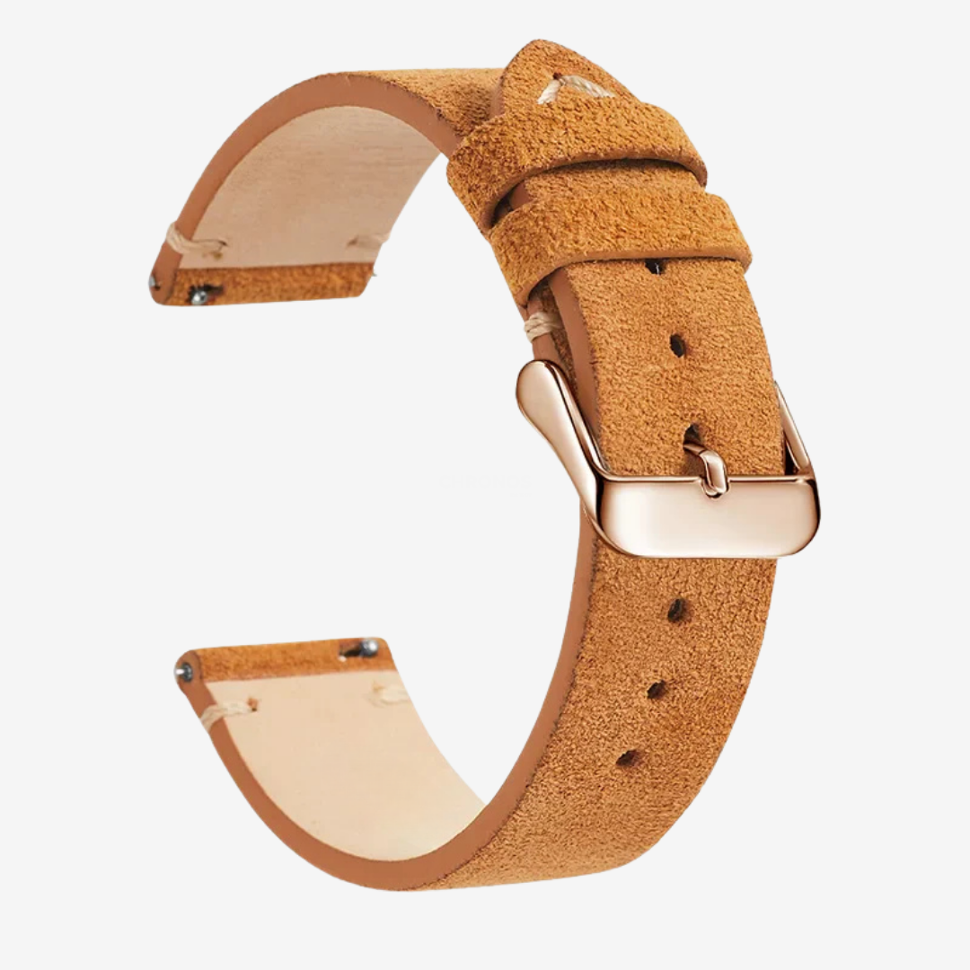 Coros Watch Band - Genuine Leather - Brown 4 - Watch Band