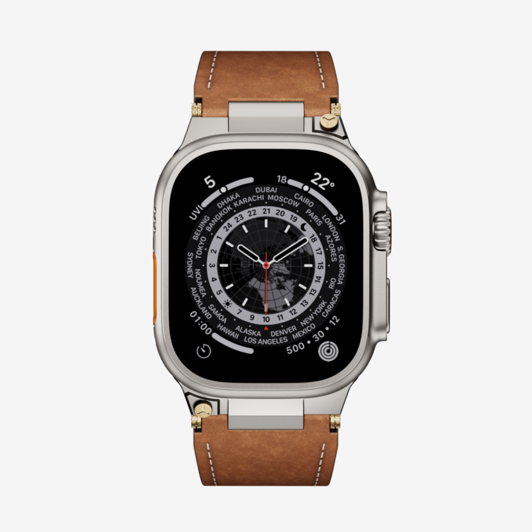 Deployment Buckle Leather Band - Watch Band