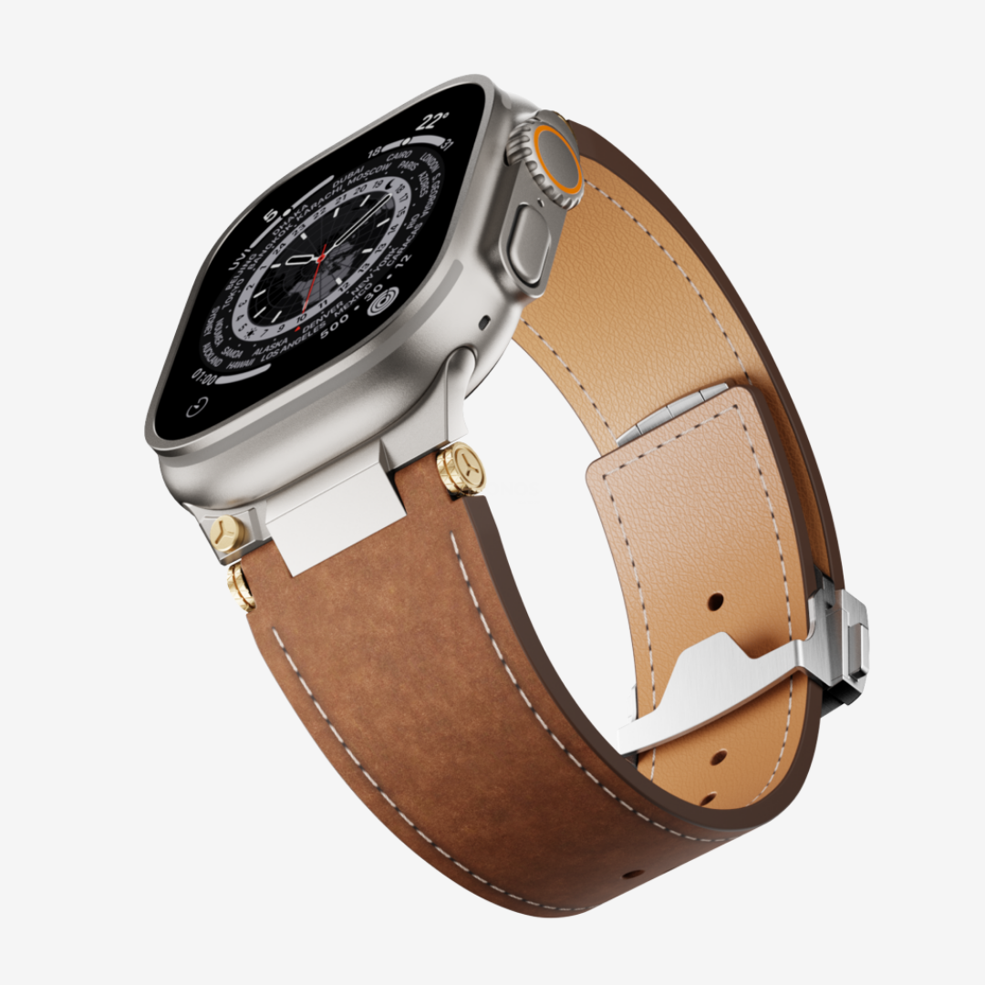 Deployment Buckle Leather Band - Watch Band