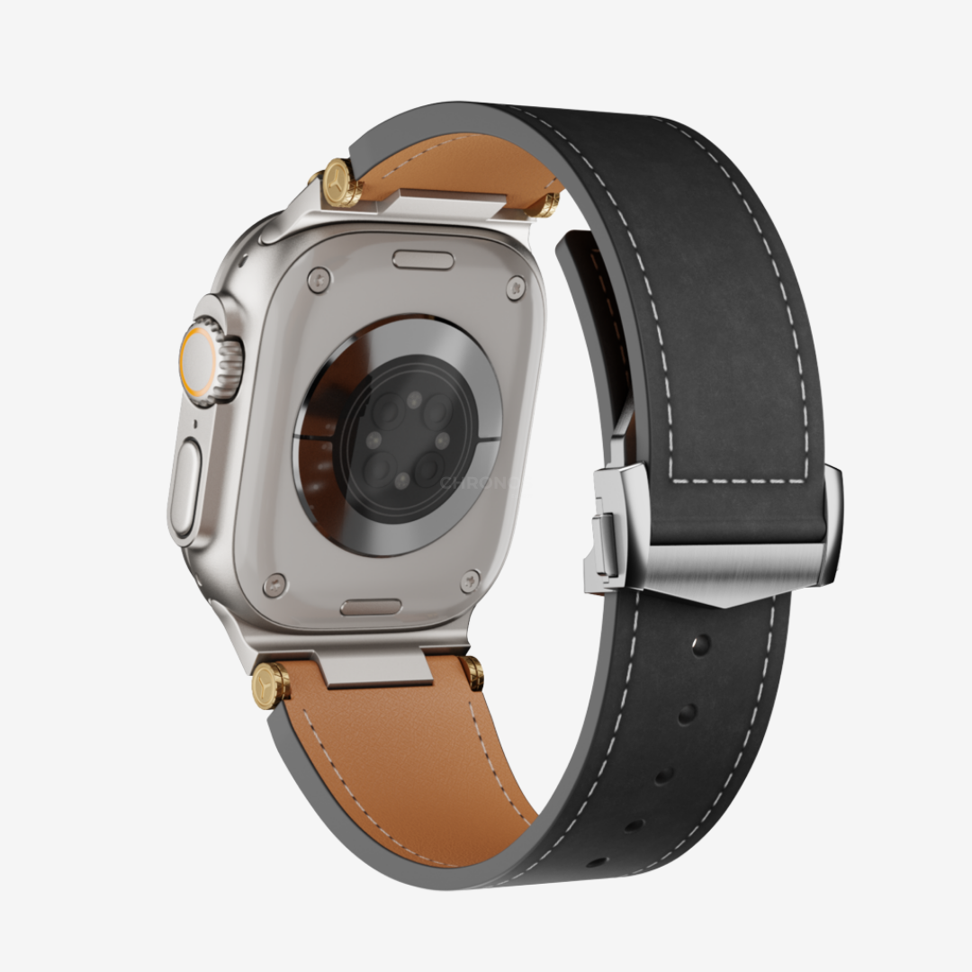 Deployment Buckle Leather Band - Watch Band