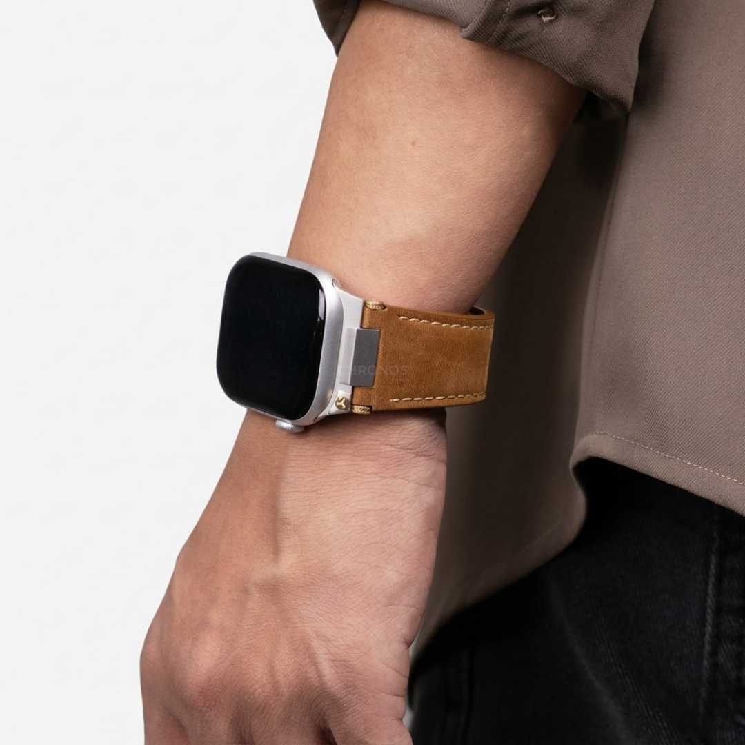 Deployment Buckle Leather Band - Watch Band