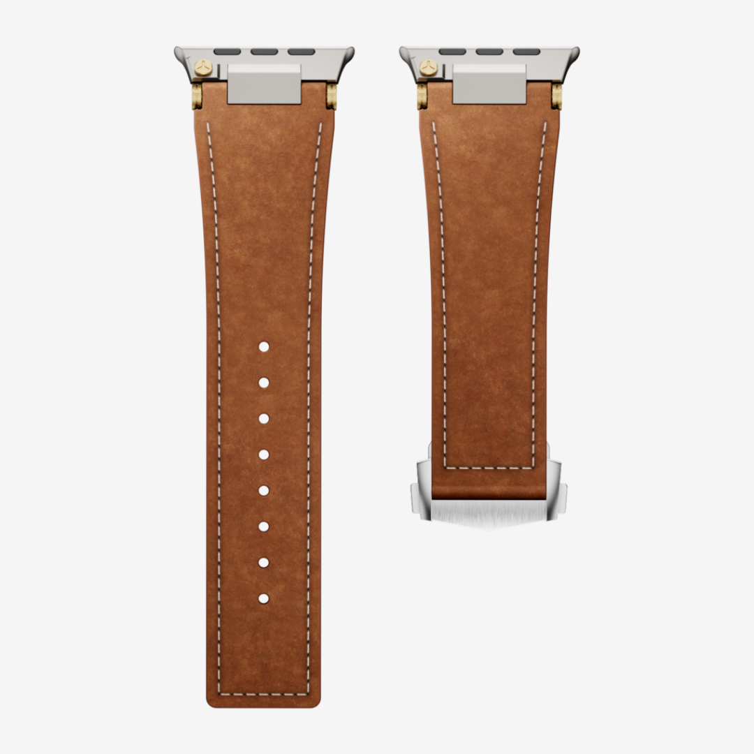 Deployment Buckle Leather Band - Watch Band
