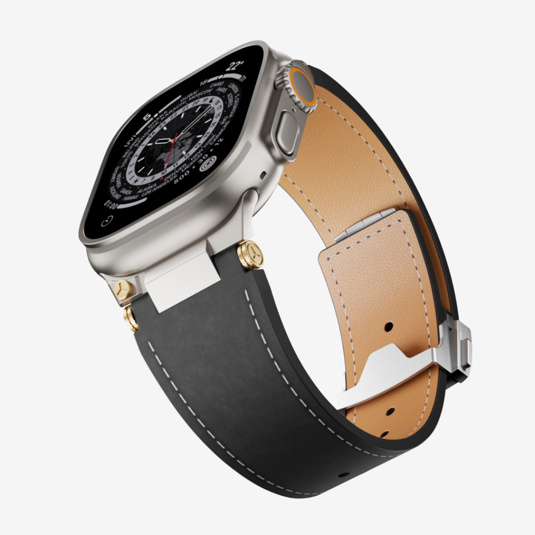 Deployment Buckle Leather Band - Watch Band