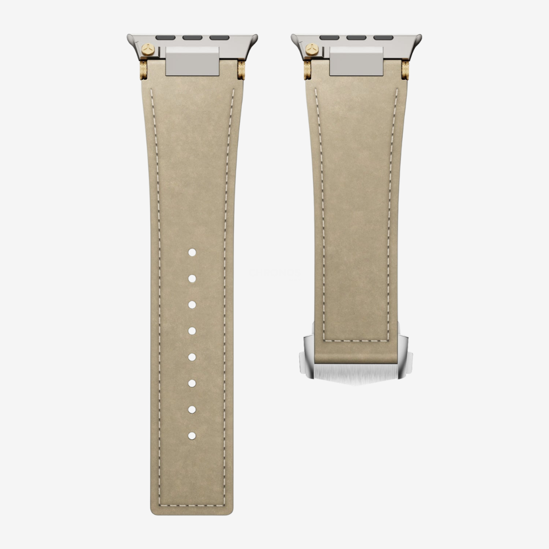 Deployment Buckle Leather Band - Watch Band