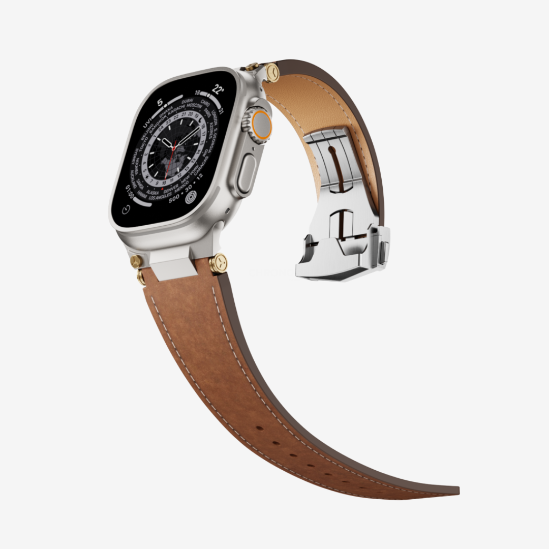 Deployment Buckle Leather Band - Watch Band